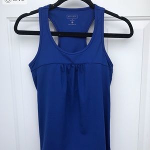 Athleta Royal Blue Racerback Workout Yoga Tank